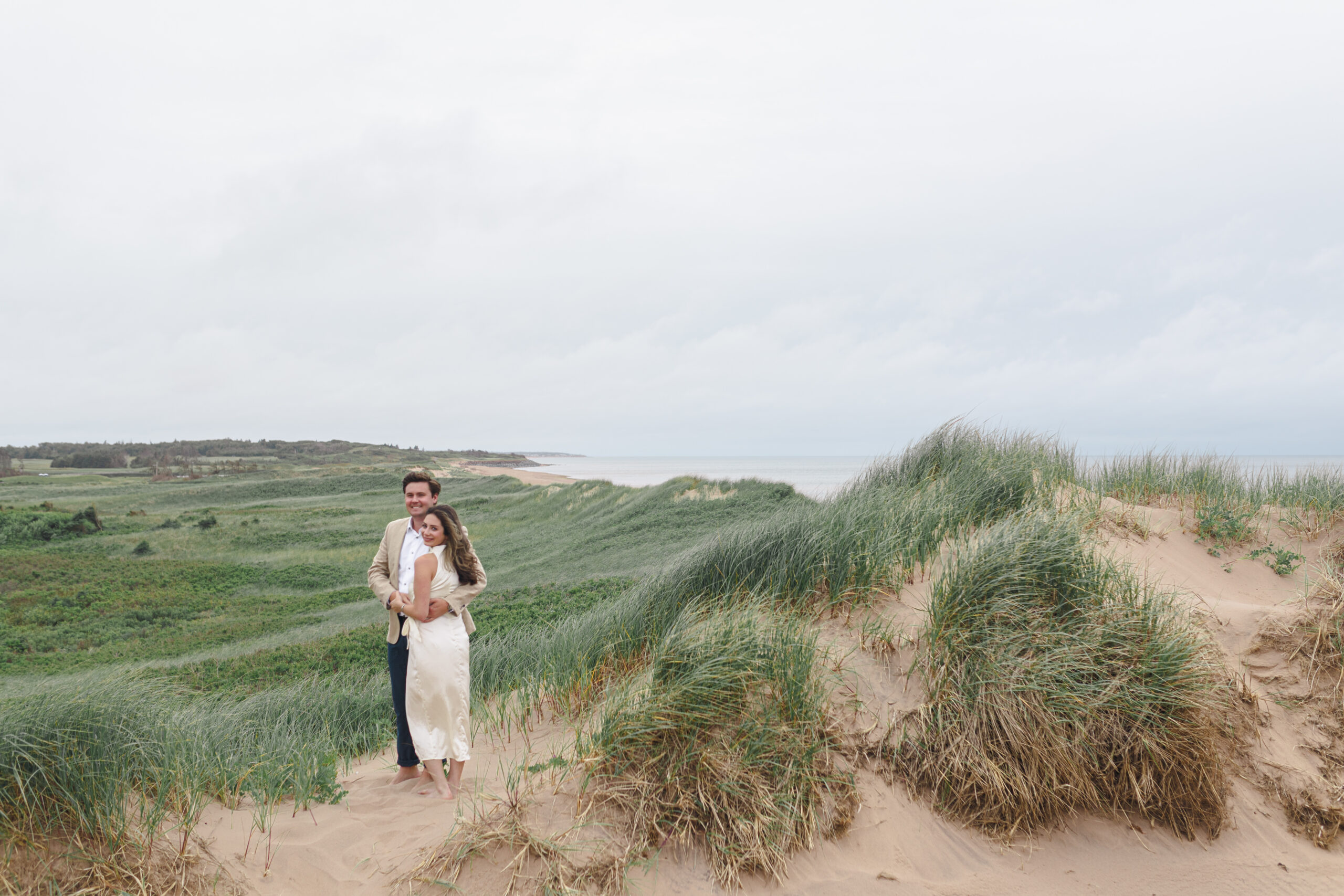 engagement session in Lakeside Beach, PEI